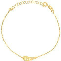 Vergoldetes Engelsflügelarmband Outlet