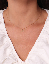 Kette mit Anhänger Rose Perlmutt