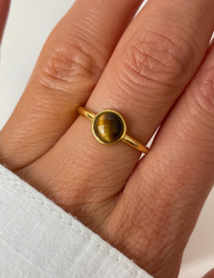 Elastischer Ring: Citrin