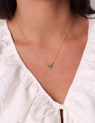 Kette mit Anhänger Rose Perlmutt