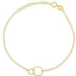 Vergoldetes Kreisarmband