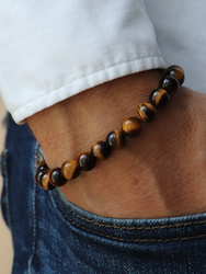 Herrenarmband – Tigerauge