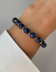 Armband auf einem elastischen Band Achat moosigen Fülle, Vertrauen, Optimismus