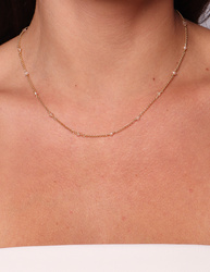 Kette mit Anhänger Rose Perlmutt