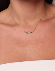 Kette mit Anhänger Rose Perlmutt