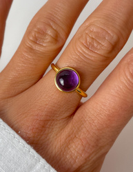 Elastischer Ring: Citrin