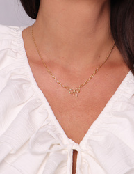 Kette mit Anhänger Rose Perlmutt