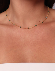 Kette mit Anhänger Rose Perlmutt