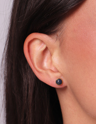 Ohrringe aus 925er Sterlingsilber, 24 Karat vergoldet – Citrin