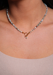 Larimar-Halskette mit Anhänger