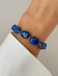 Armband auf einem elastischen Band Achat moosigen Fülle, Vertrauen, Optimismus