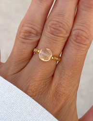 Elastischer Ring: Citrin