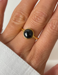 Elastischer Ring: Citrin