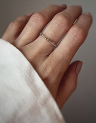 Elastischer Ring Natursteine Labradorit